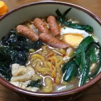 極楽ラ王🍜、香熟味噌味❗️(^｡^)✨